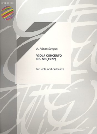 Concerto op.59 for viola and orchestra viola and piano