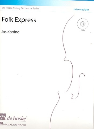 Folk Express (+CD) for string orchestra score and parts (4-4-2--2-3-1--1)