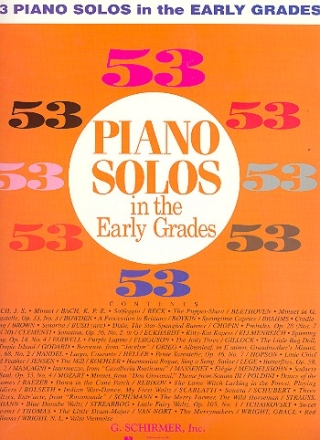 53 Piano Solos In The early Grades