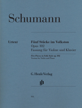 5 Stcke im Volkston op.102 fr Violine und Klavier