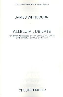 Alleluia jubilate for female chorus and organ score,  archive copy