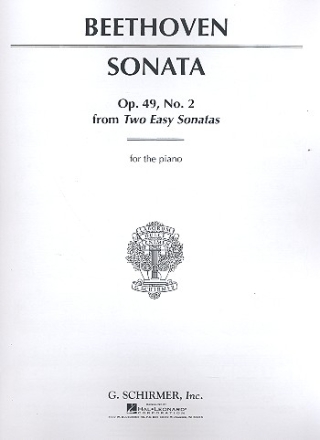 Sonata g major op.49,2 for piano