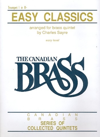 Easy Classics for 2 trumpets, horn in F, trombone and tuba trumpet 1