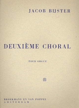 Deuxime Choral pour orgue