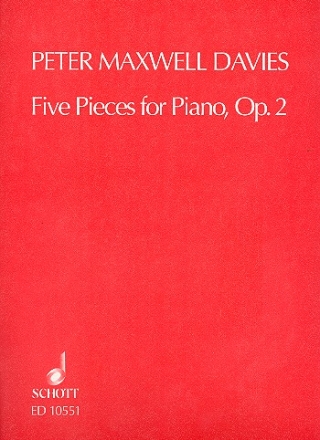 5 Pieces op.2 for piano