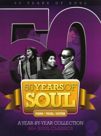 50 Years of Soul songbook piano/vocal/guitar 