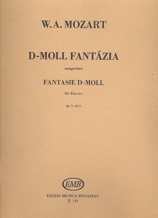 Fantasie d-Moll KV397 fr Klavier