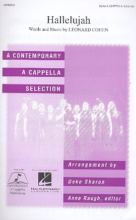 Hallelujah for female chorus a cappella score