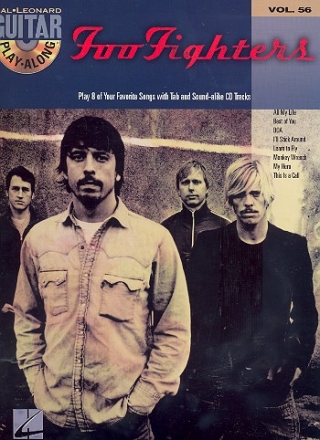 Foo Fighters (+CD): guitar playalong vol.56 songbook vocal/guitar/tab