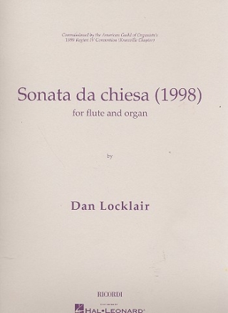 Sonata da chiesa for flute and organ