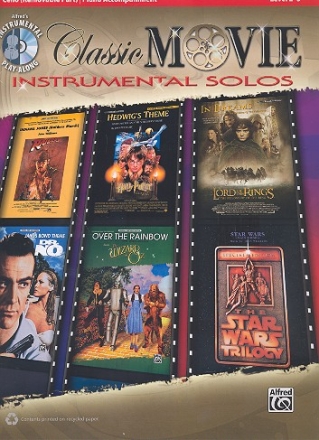 Classic Instrumental Movie Solos (+CD): for cello and piano