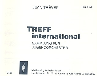 Treff International Band 1 fr Blasorchester Horn 2 in F