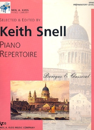 Piano Repertoire Baroque &Classical - preparatory Level