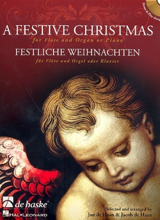 A festive Christmas (+CD) fr Flte und Orgel (Klavier)