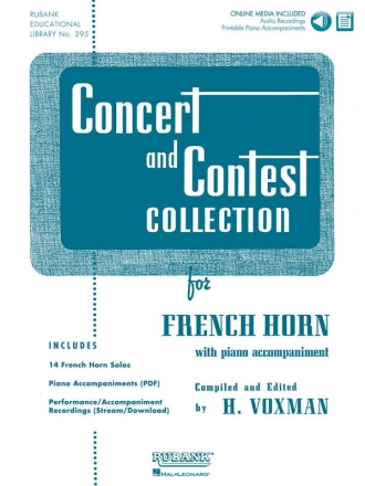 Concert and Contest Collection (+Online Audio) for french horn