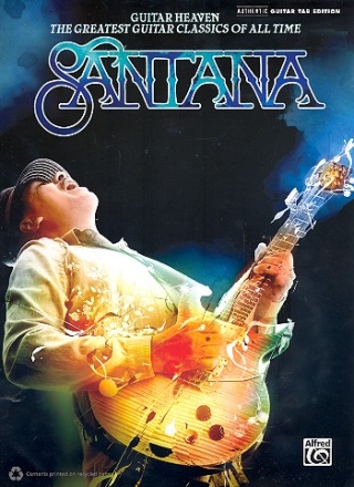 Santana: Guitar Heaven songbook vocal/guitar/tab authentic guitar tab edition