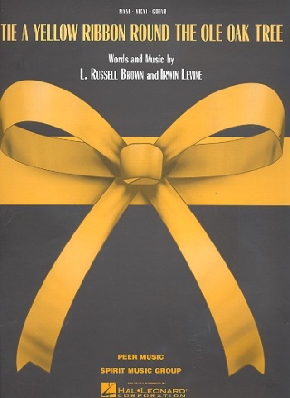 Tie a yellow Ribbon round the ole Oak Tree: for piano/vocal/guitar