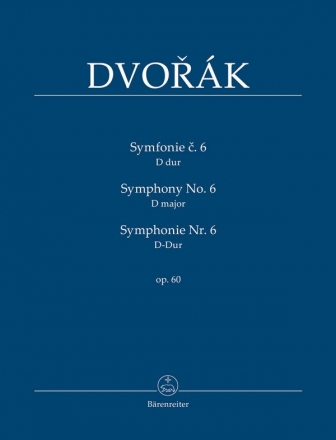 Sinfonie D-Dur Nr.6 op.60 fr Orchester Studienpartitur