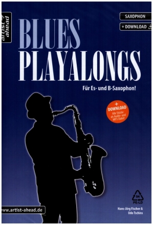 Ein halbes Dutzend Blues-Playalongs (+Online Audio) fr Saxophon