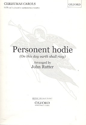 Personent hodie for mixed chorus and instruments vocal score