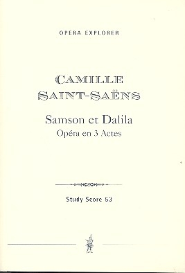 Samson et Dalila Studienpartitur (dt/frz)