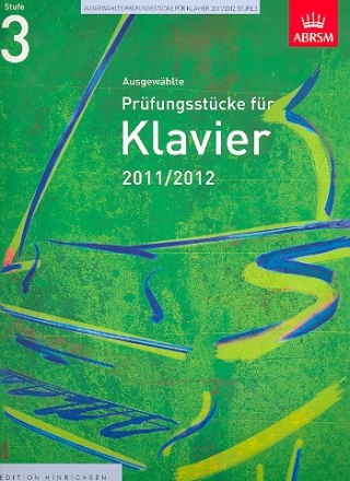 Ausgewhlte Prfungsstcke Stufe 3 2011/2012