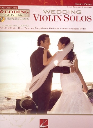 Wedding Violin Solos (+CD) for violin and piano