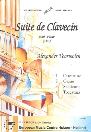 Suite de clavecin  pour piano