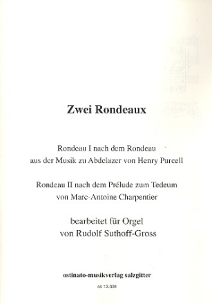 2 Rondeaux fr Orgel