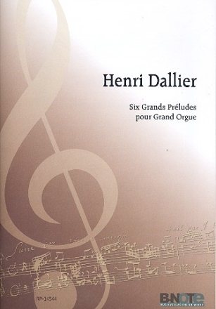 6 grands prludes en sol majeur op.19: pour orgue