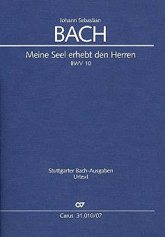 Meine Seel erhebt den Herren Kantate Nr.10 BWV10 Studienpartitur (dt/en)