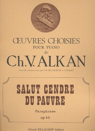 Salut cendre du pauvre op.45  pour piano