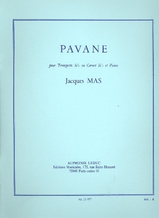 Pavane pour trompette (cornet) et piano