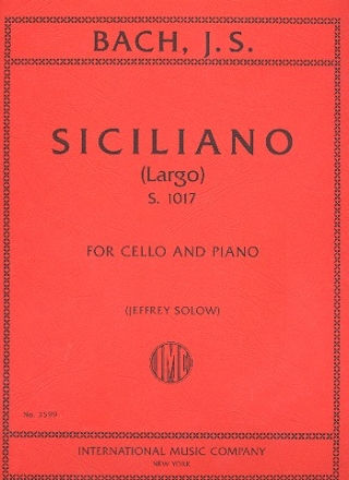 Siciliano for cello and piano