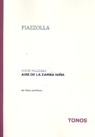 Aire de la Zamba Nina fr Gesang und Klavier