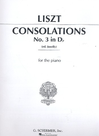 Consolations in d Flat Major no.3 for piano