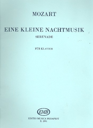 Eine kleine Nachtmusik KV525 fr Klavier