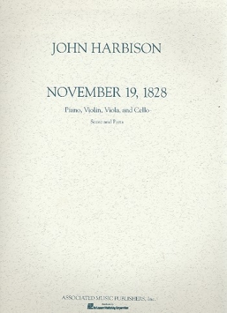 November 19, 1828 for piano, violin, viola and cello