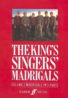 The King's Singers Madrigals vol.2 madrigals in 5 parts score