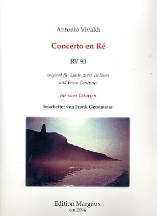 Concerto en Re RV93 pour 2 guitares