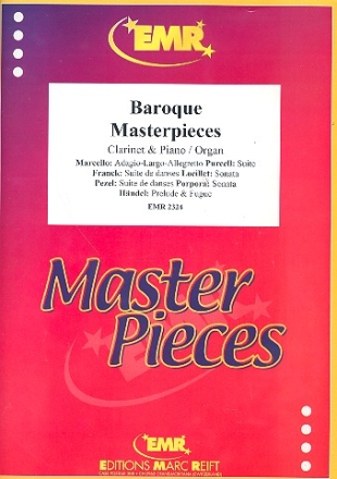 Baroque Masterpieces for clarinet and piano (organ)