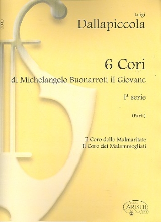 6 Cori di Michelangelo Buonarroti il Giovane vol.1 fr gem Chor a cappella Chorpartitur