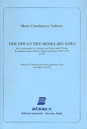 Der Diwan des Moses-Ibn-Ezra op.207 fr Gesang und Gitarreur