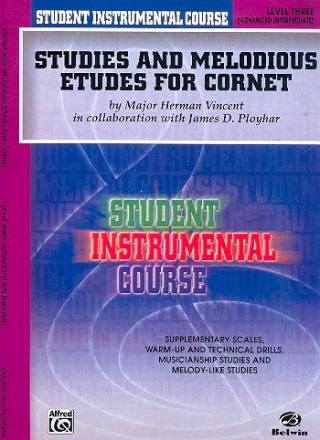 Studies and melodious Etudes Level 3 for cornet