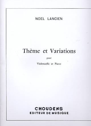 Thme et variations pour violoncelle et piano