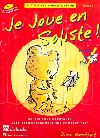 Je joue en soliste vol.1 (+CD) pour flte a bec (soprano/tnor)