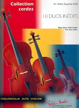 10 Duos indits fr 2 Violoncelli Spielpartitur