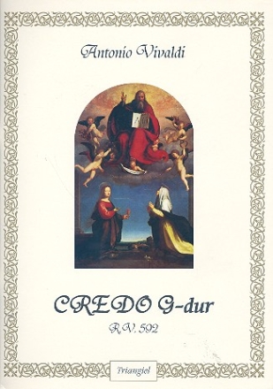 Credo G-Dur RV592 fr gem Chor, Streicher und Bc Partitur