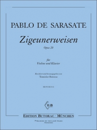 Zigeunerweisen op.20 fr Violine und Klavier