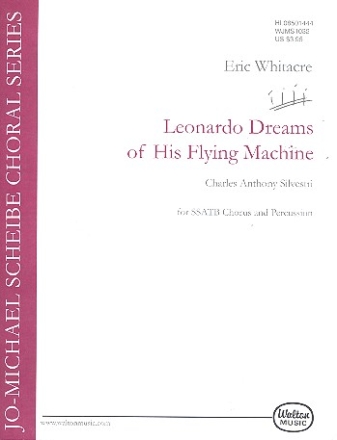 Leonardo dreams of his Flying Machine for mixed chorus and percussion score